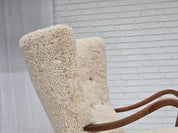 High-Back_Armchair_by_Alfred_Christensen_for_Slagelse_Møbelværk_in_Sheepskin,_Denmark,_1960s