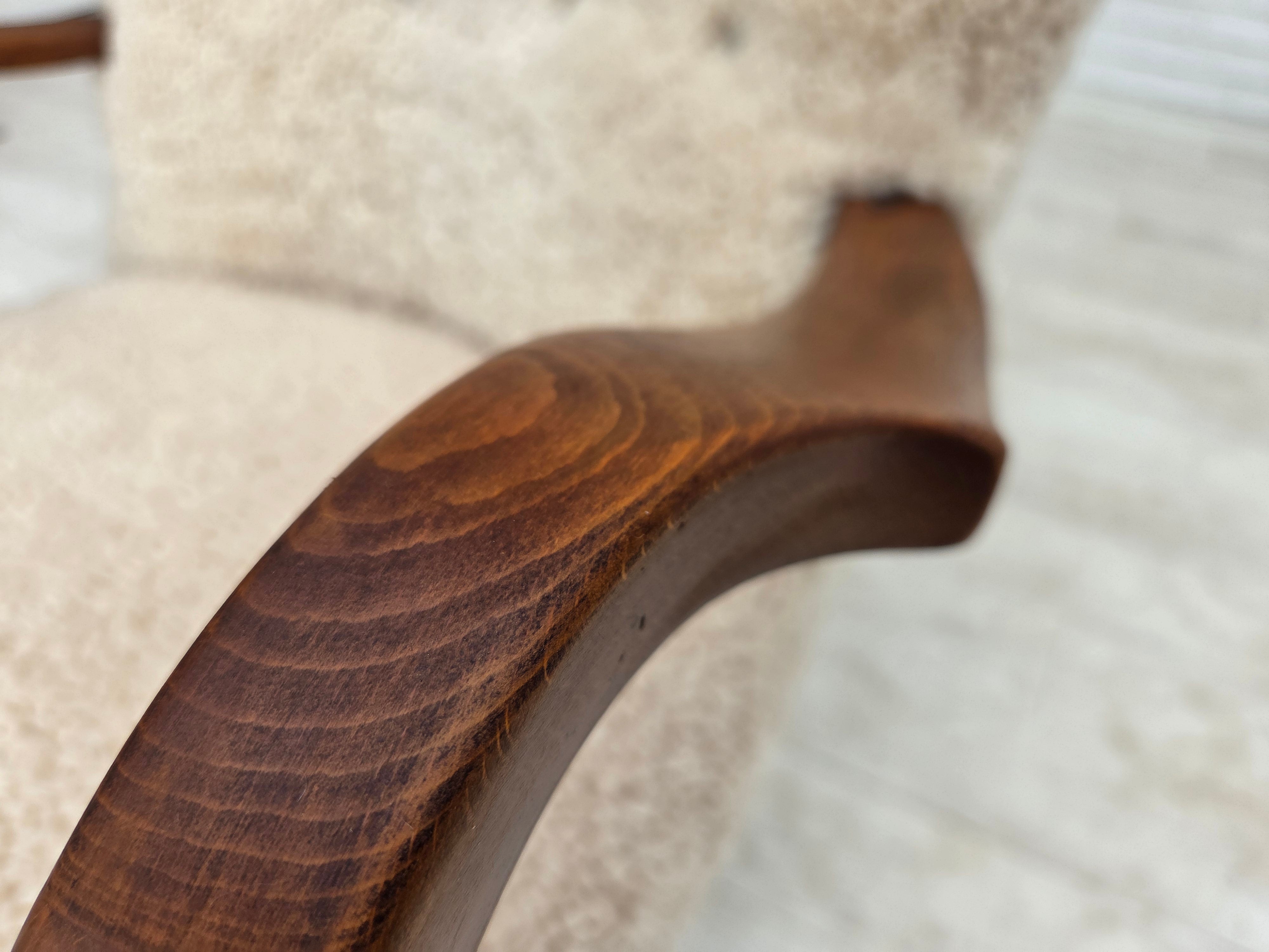 High-Back_Armchair_by_Alfred_Christensen_for_Slagelse_Møbelværk_in_Sheepskin,_Denmark,_1960s