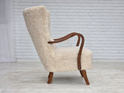 High-Back_Armchair_by_Alfred_Christensen_for_Slagelse_Møbelværk_in_Sheepskin,_Denmark,_1960s