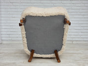 High-Back_Armchair_by_Alfred_Christensen_for_Slagelse_Møbelværk_in_Sheepskin,_Denmark,_1960s