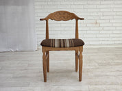 Set_of_4_Danish_Carved_Oak_Dining_Chairs_by_Henning_Kjærnulf_with_Original_Striped_Wool_Upholstery,_1960s