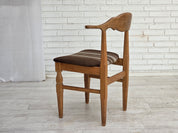 Set_of_4_Danish_Carved_Oak_Dining_Chairs_by_Henning_Kjærnulf_with_Original_Striped_Wool_Upholstery,_1960s