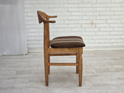 Set_of_4_Danish_Carved_Oak_Dining_Chairs_by_Henning_Kjærnulf_with_Original_Striped_Wool_Upholstery,_1960s