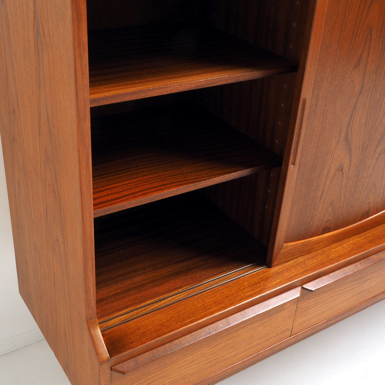 Danish_Highboard_with_Integrated_Bar_Cabinet_by_Henning_Kjærnulf,_1960s