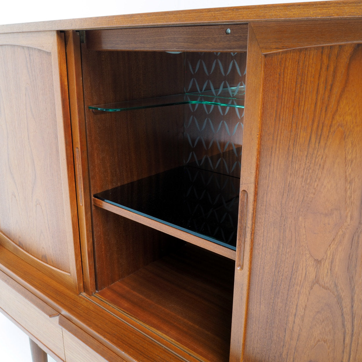 Danish_Highboard_with_Integrated_Bar_Cabinet_by_Henning_Kjærnulf,_1960s