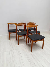 Set_of_6_Model_112_Teak_Dining_Chairs_by_Erik_Wørts_for_Vamo_Sønderborg,_Black_Vegan_Leather,_Denmark,_1960s