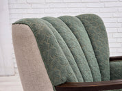 1960s_Danish_Relax_Chair_in_Green_and_Light_Grey_Wool_with_Dark_Oak_Frame