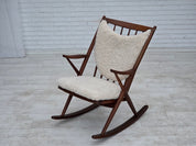 Model_182_Rocking_Chair_by_Frank_Reenskaug_for_Bramin_in_Teak_and_Sheepskin,_Denmark,_1960s