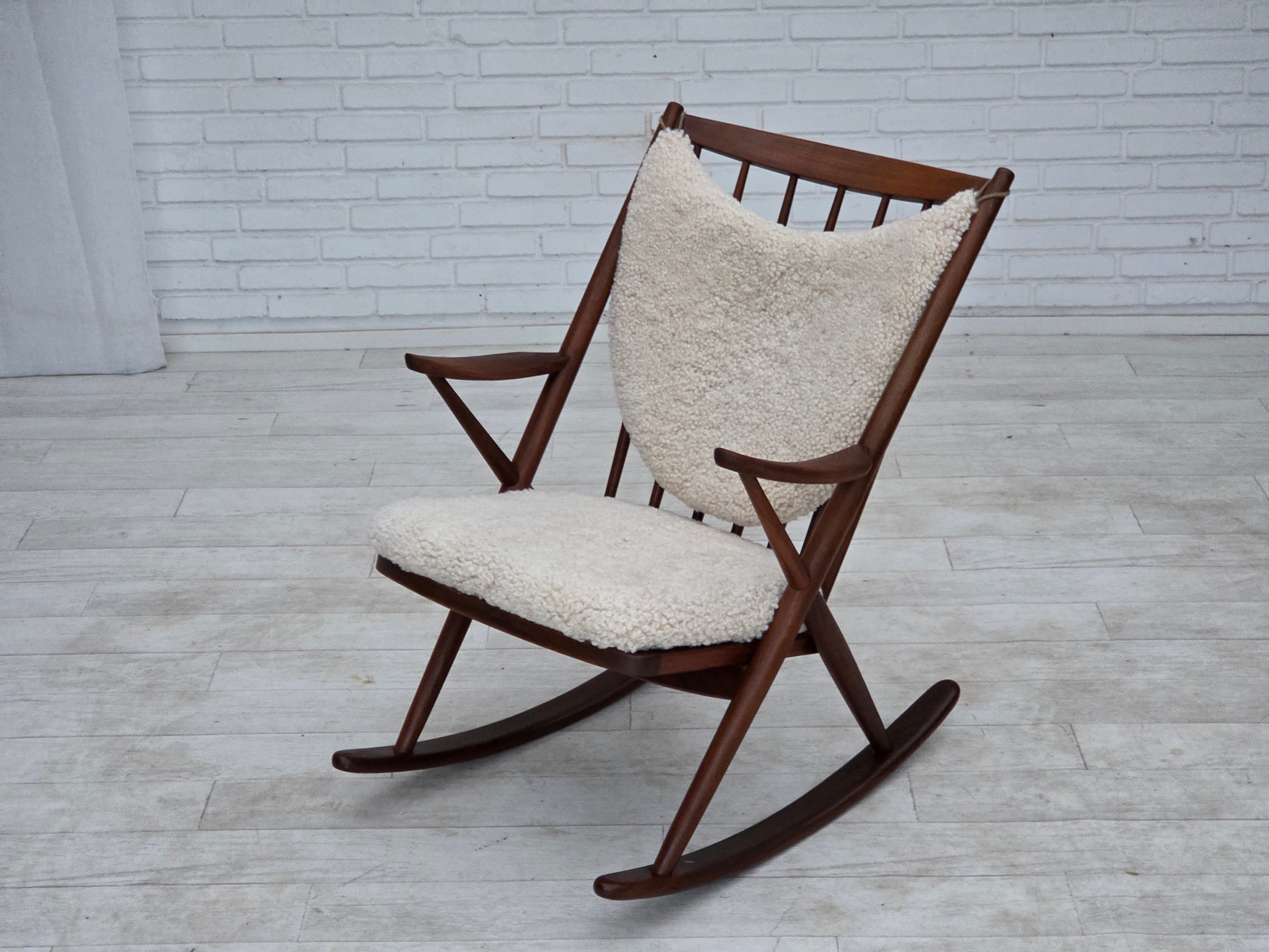 Model_182_Rocking_Chair_by_Frank_Reenskaug_for_Bramin_in_Teak_and_Sheepskin,_Denmark,_1960s