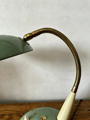 Italian_Gooseneck_Table_Lamp_in_Mint_Green_Enamel_and_Brass,_Italy,_1960s