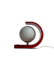 1960s_Space_Age_Orb_Lamp,_Red_&_White_Futuristic_Lighting
