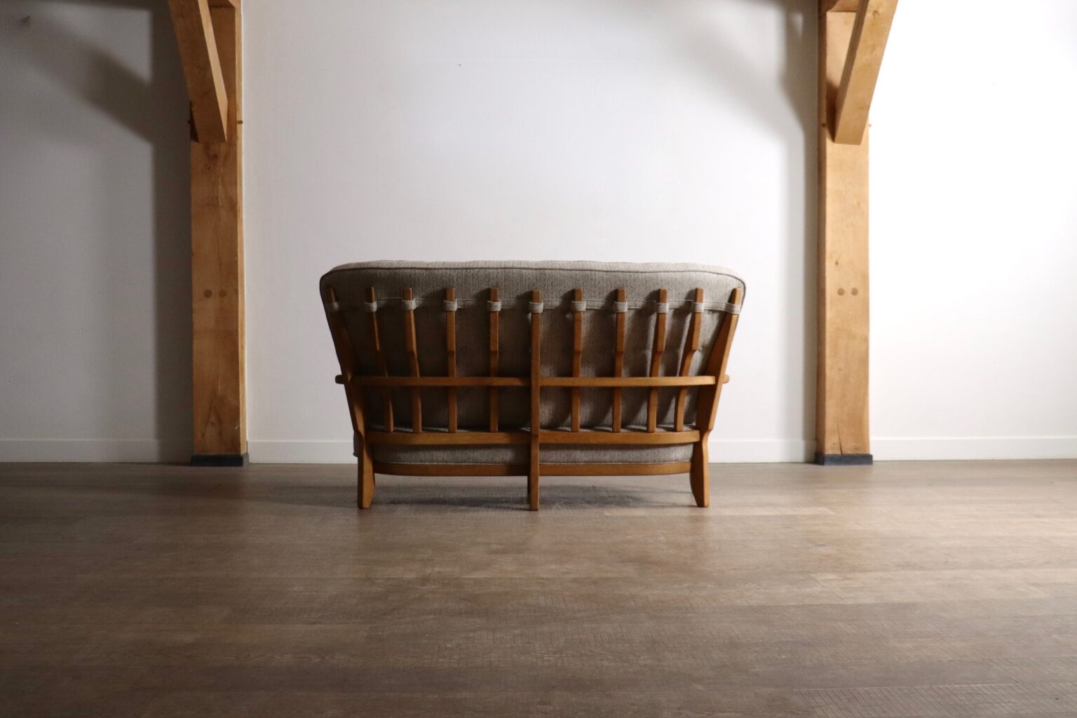 1960s_“Juliette”_Oak_Sofa_by_Guillerme_et_Chambron_for_Votre_Maison,_France