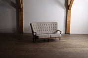 1960s_“Juliette”_Oak_Sofa_by_Guillerme_et_Chambron_for_Votre_Maison,_France