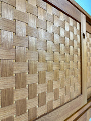 Rare_Teak_Sideboard_by_Ilse_&_Ove_Rix_for_Uldum_Møbelfabrik,_Woven_Wood_Sliding_Doors,_Denmark,_1960s