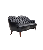 1960s_Scandinavian_Black_Leather_Sofa_with_Beech_Wood_Legs,_Denmark