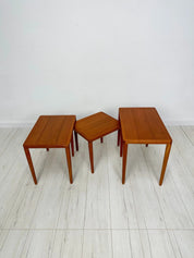Set_of_3_Teak_Nesting_Tables_by_H.W._Klein_for_Bramin,_Danish_Mid-Century_Modern,_1960s