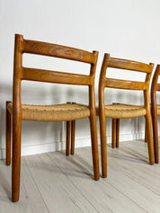 Set_of_6_Model_84_Teak_Dining_Chairs_by_Niels_Otto_Møller_for_J.L._Møller,_Papercord_Seats,_Denmark,_1960s