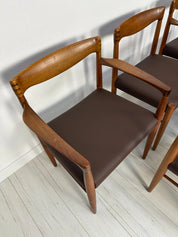 Set_of_6_Teak_Dining_Chairs_by_H.W._Klein_for_Bramin,_Brown_Vegan_Leather,_Denmark,_1960s