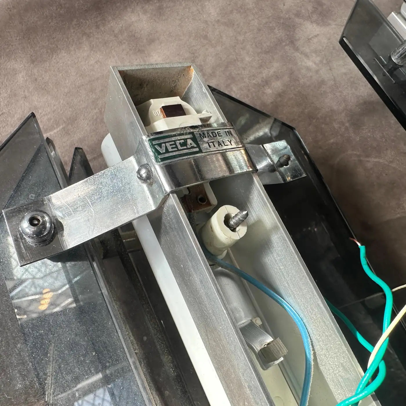 Set_of_2_Wall_Sconces_Space_Age_Gray_Glass_and_Steel_by_Veca,_1960s