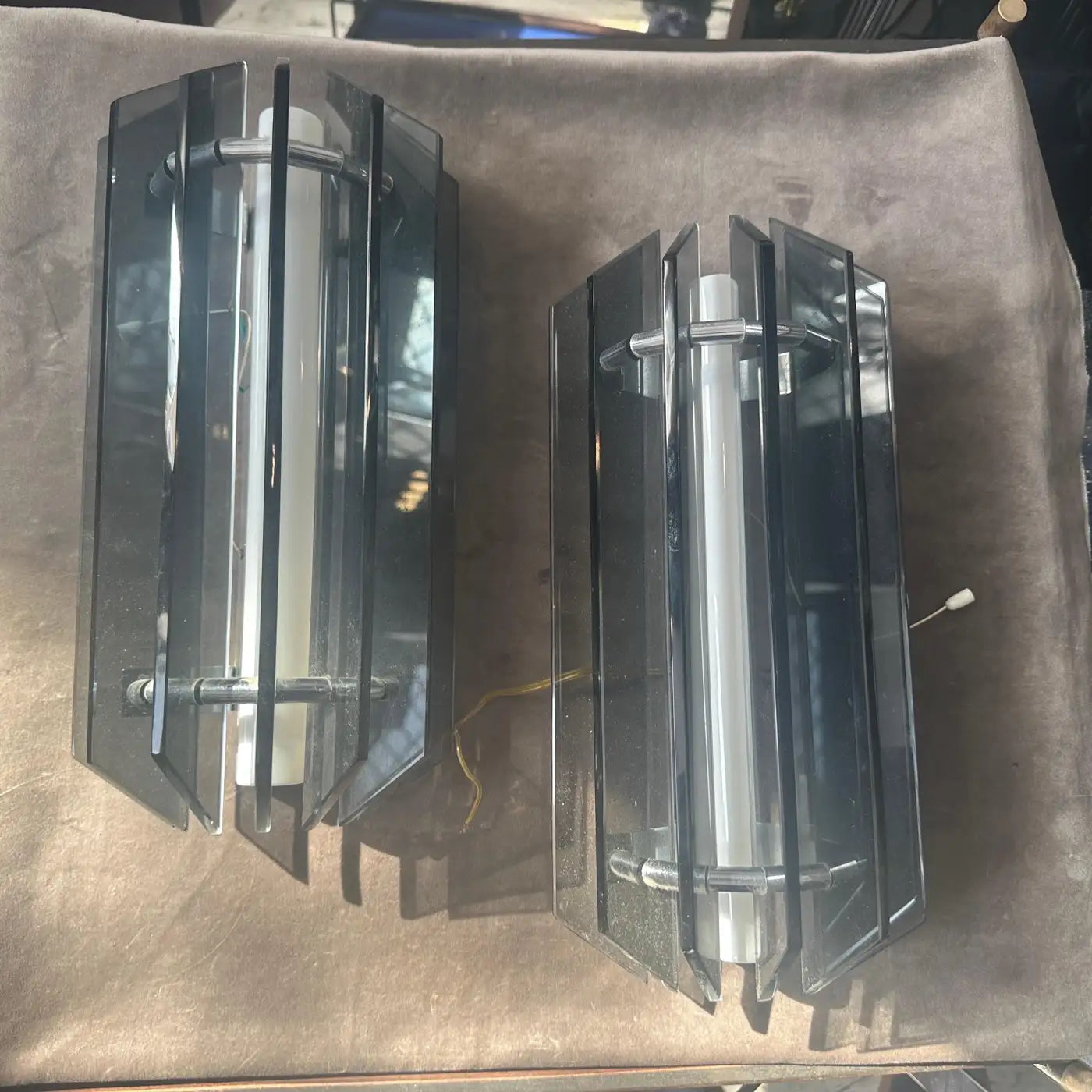 Set_of_2_Wall_Sconces_Space_Age_Gray_Glass_and_Steel_by_Veca,_1960s