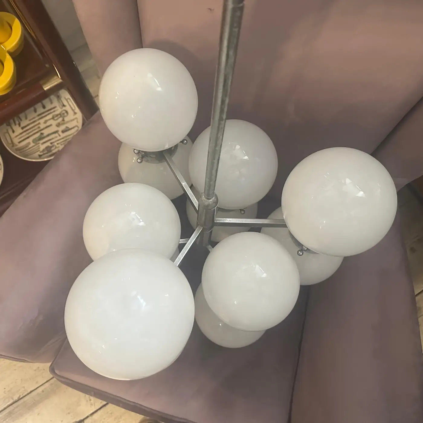 1960s_Space_Age_Steel_and_Opaline_Glass_10_Lights_Italian_Chandelier