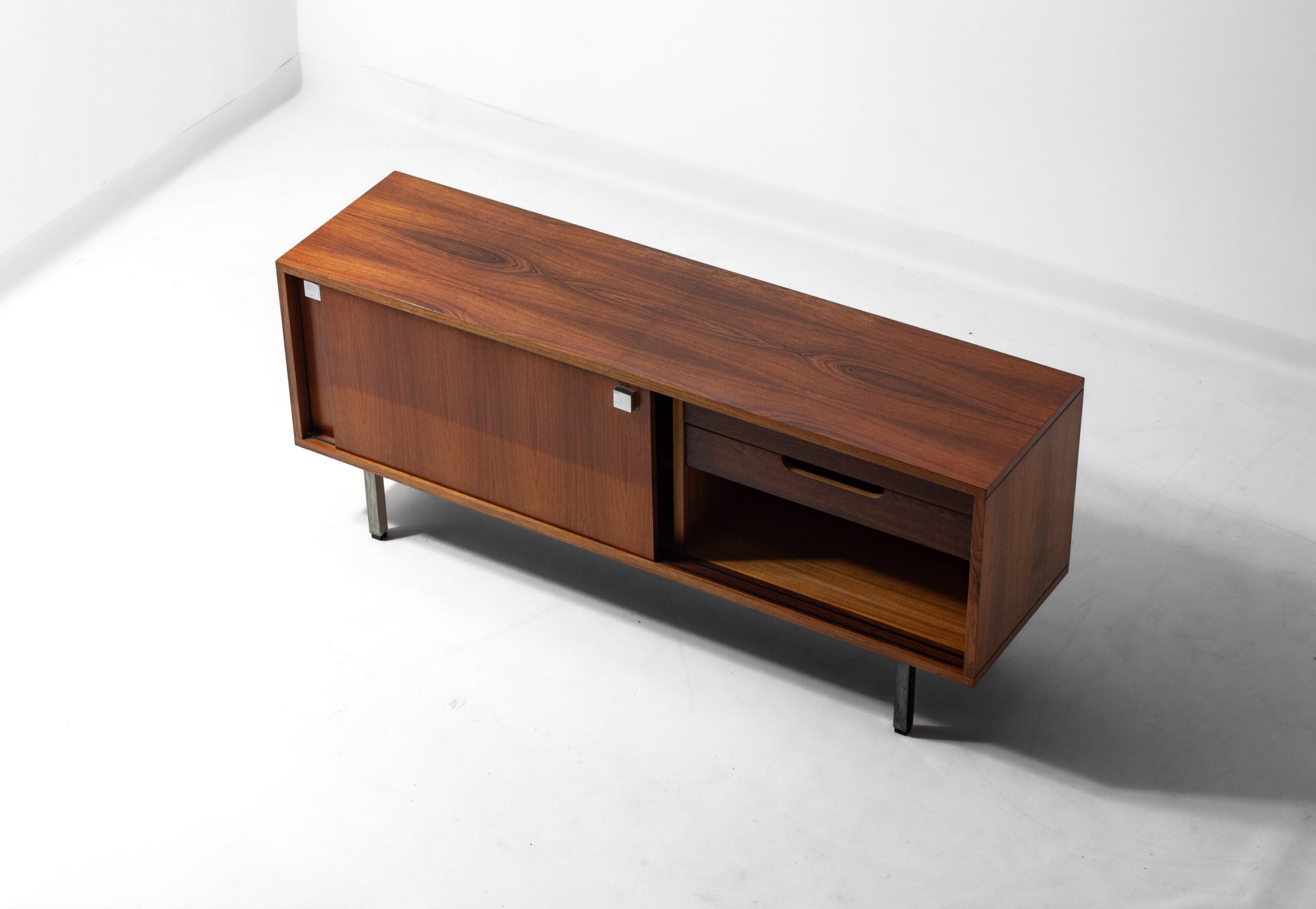 1960s_Teak_Lowboard_by_Alfred_Hendrickx_for_Belform,_Belgium