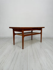 Danish_Extendable_Teak_Coffee_Table_with_Woven_Shelf_and_Pull-Out_Leaves,_Mid-Century_Modern,_1950s–1960s