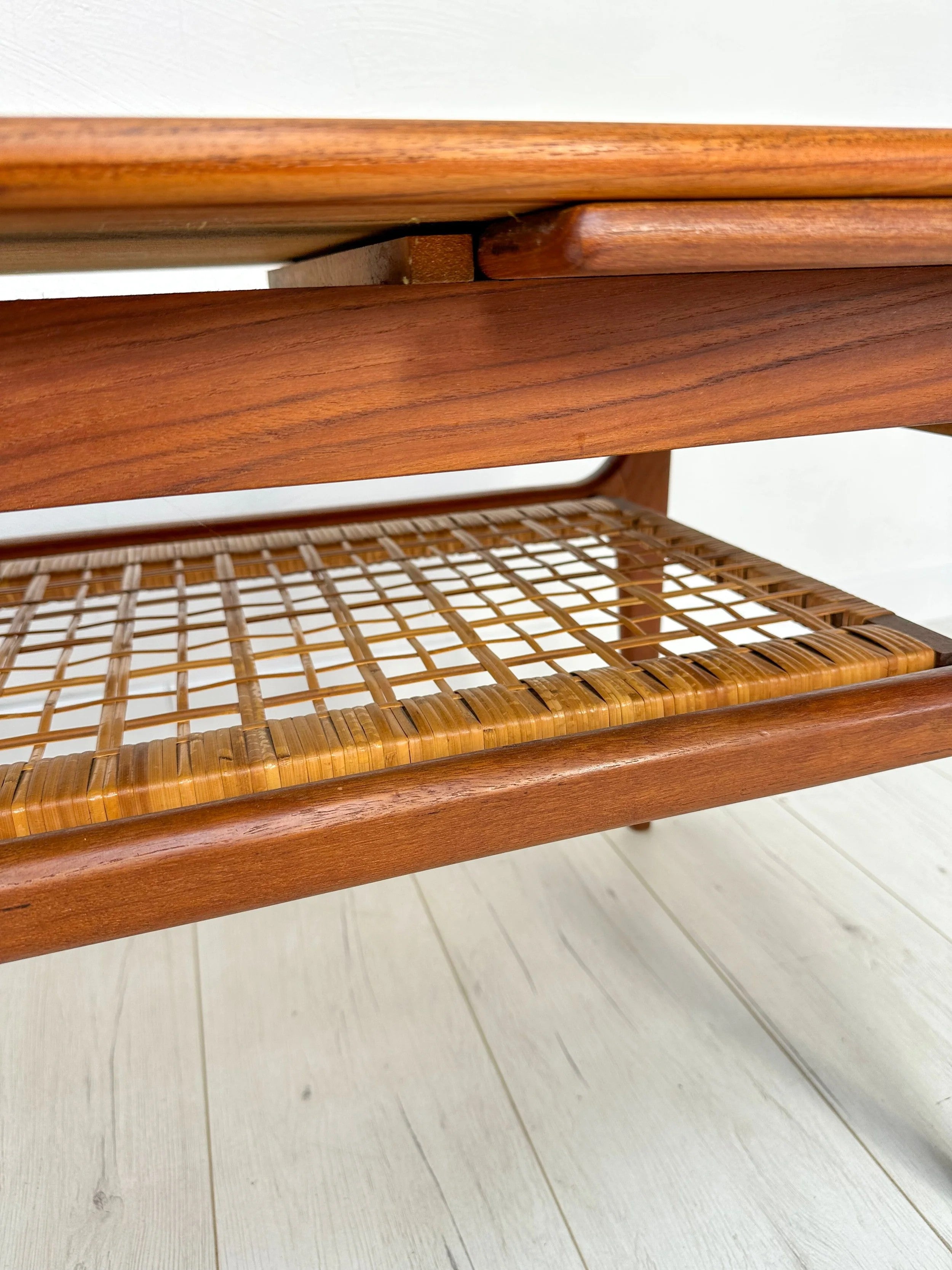 Danish_Extendable_Teak_Coffee_Table_with_Woven_Shelf_and_Pull-Out_Leaves,_Mid-Century_Modern,_1950s–1960s
