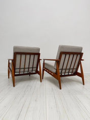 Vintage_Danish_Teak_Armchair_with_Light_Grey_Upholstery,_Scandinavian_Mid-Century_Modern,_1960s