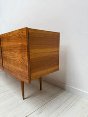 1960s_German_Mid-Century_Modern_Walnut_Sideboard,_Three-Door_Storage_Cabinet