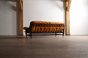 1965_“Rodeio”_Sofa_by_Jean_Gillon_for_Italma_Wood_Art,_Cognac_Leather,_Brazil
