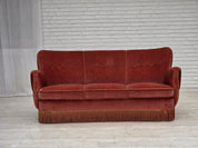 Danish_Curved_3-Seater_Sofa_in_Pink_Velour_with_Beech_Legs,_1970s