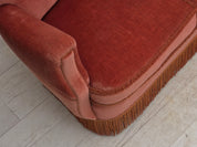 Danish_Curved_3-Seater_Sofa_in_Pink_Velour_with_Beech_Legs,_1970s