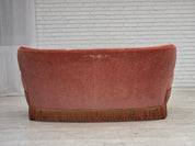 Danish_Curved_3-Seater_Sofa_in_Pink_Velour_with_Beech_Legs,_1970s