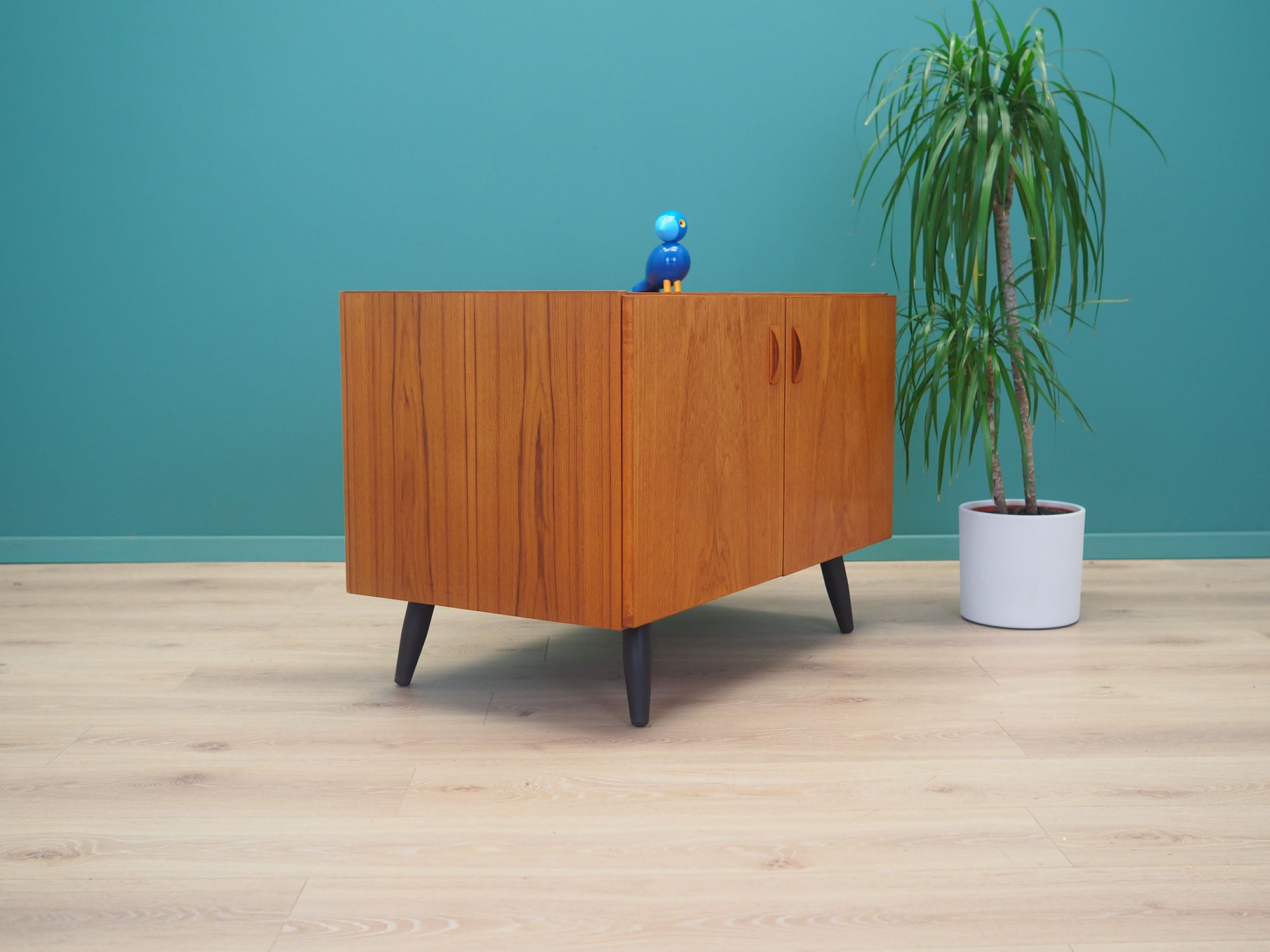 1970s_Danish_Teak_Cabinet_3_Drawers_Solid_Wood_Handles_Black
