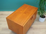 1970s_Danish_Teak_Cabinet_3_Drawers_Solid_Wood_Handles_Black