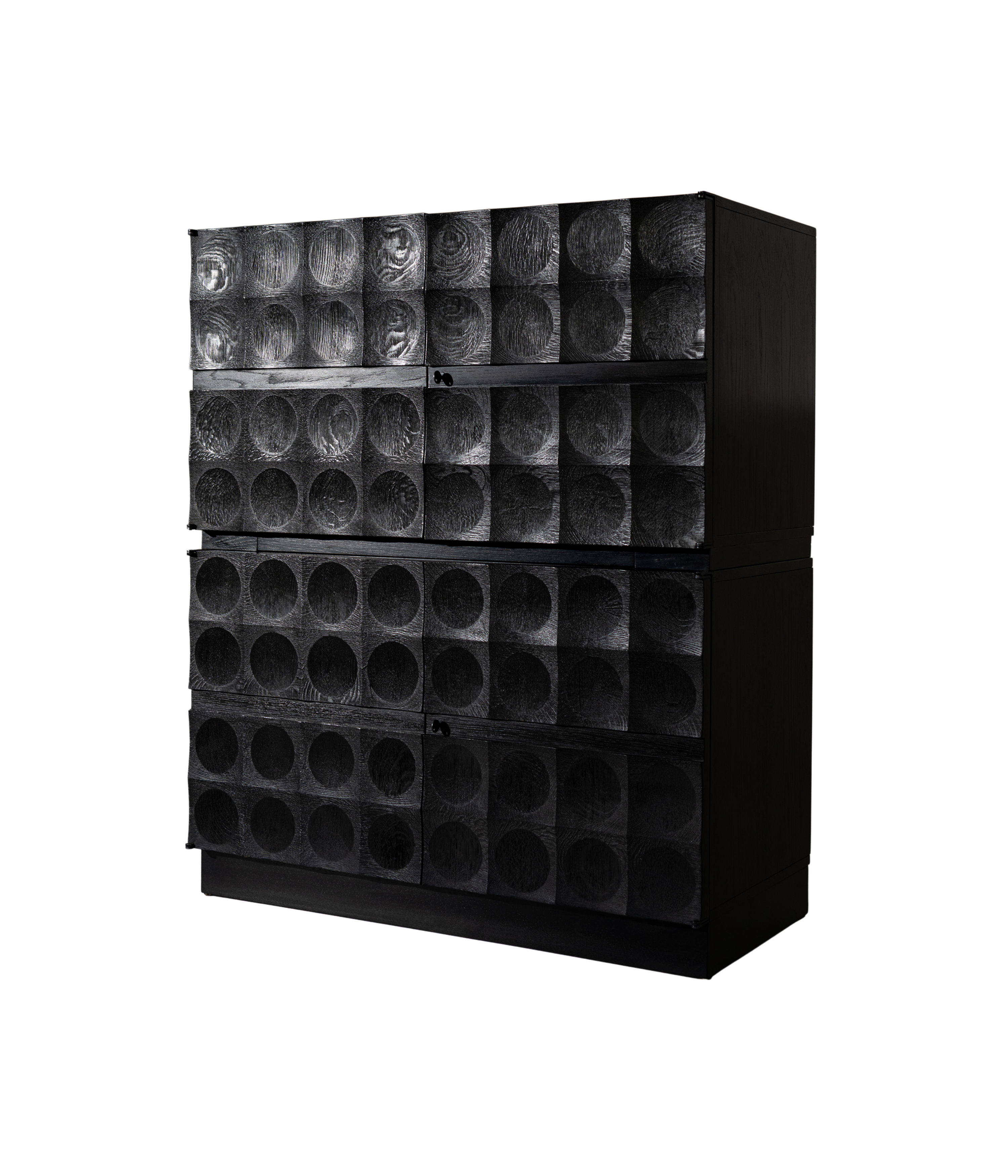 1970s_Belgian_Brutalist_Black_Stained_Oak_Cabinet_by_J._Batenburg