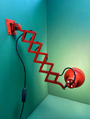 Orange_Scissor_Wall_Lamp_by_SIS,_Germany,_1970s