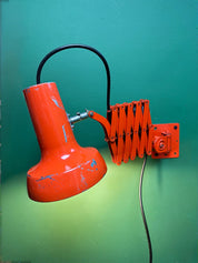 Orange_Scissor_Wall_Lamp_by_SIS,_Germany,_1970s