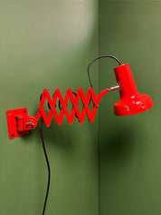 Orange_Scissor_Wall_Lamp_by_SIS,_Germany,_1970s