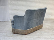 Danish_Mid-Century_Modern_Two-Seater_Sofa_with_Original_Blue_Velour_Upholstery_and_Beech_Legs,_circa_1965-1970