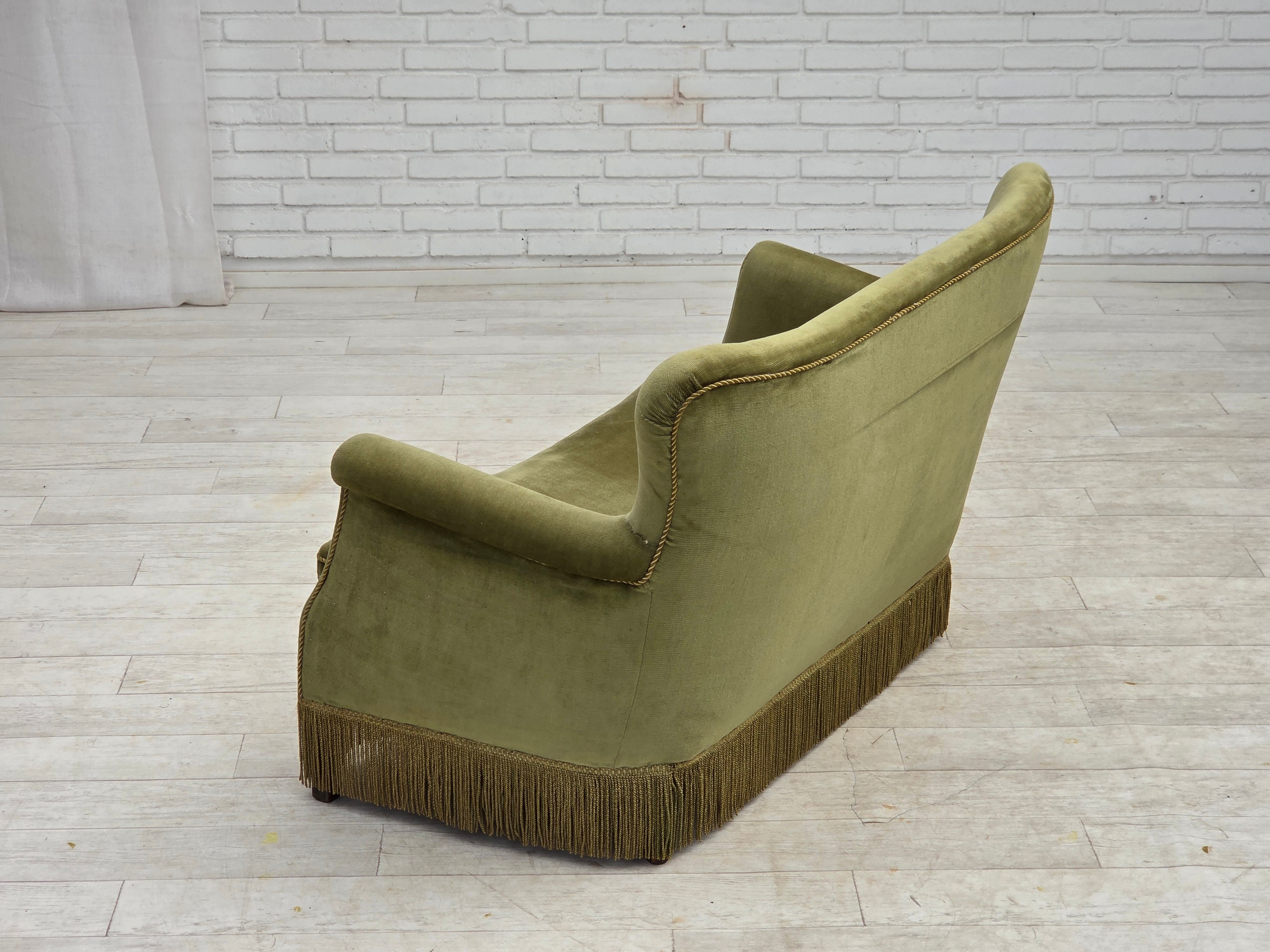 Danish_Light_Green_Velour_2-Seater_Sofa_with_Ash_Legs,_1960s–1970s