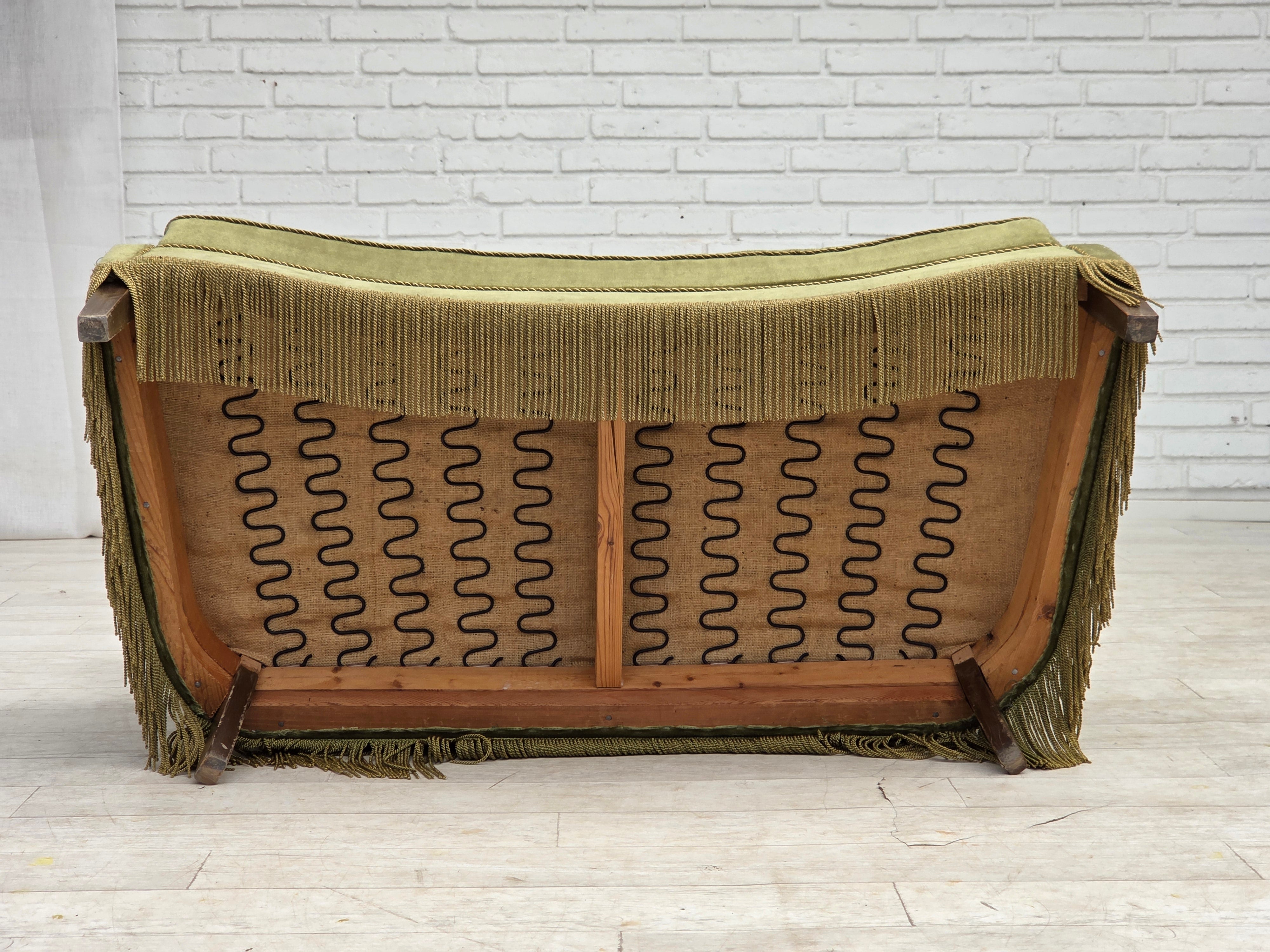 Danish_Light_Green_Velour_2-Seater_Sofa_with_Ash_Legs,_1960s–1970s