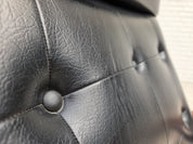 Danish_Armchair_in_Black_Faux_Leather_with_Teak_Legs_and_Armrests,_1970s
