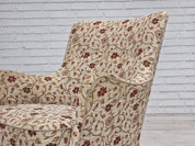 Danish_Mid-Century_Modern_Armchair_with_Original_Jacquard_Upholstery_and_Ash_Wood_Legs,_1970s