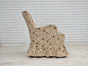 Danish_Mid-Century_Modern_Armchair_with_Original_Jacquard_Upholstery_and_Ash_Wood_Legs,_1970s