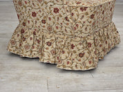 Danish_Mid-Century_Modern_Armchair_with_Original_Jacquard_Upholstery_and_Ash_Wood_Legs,_1970s