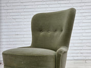 Danish_Lounge_Chair_in_Green_Velour,_Beech_Wood,_Denmark,_1970s