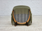 Danish_Lounge_Chair_in_Green_Velour,_Beech_Wood,_Denmark,_1970s