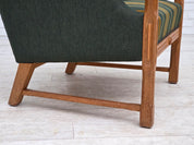 Danish_Oak_Lounge_Chair_in_Green_Wool,_Denmark,_1970s